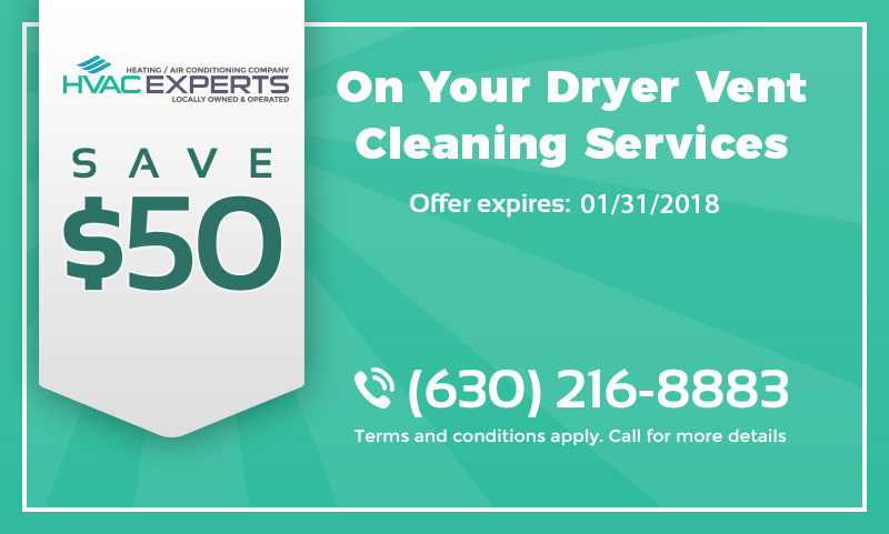 A coupon that gives $50 discount on vent cleaning services